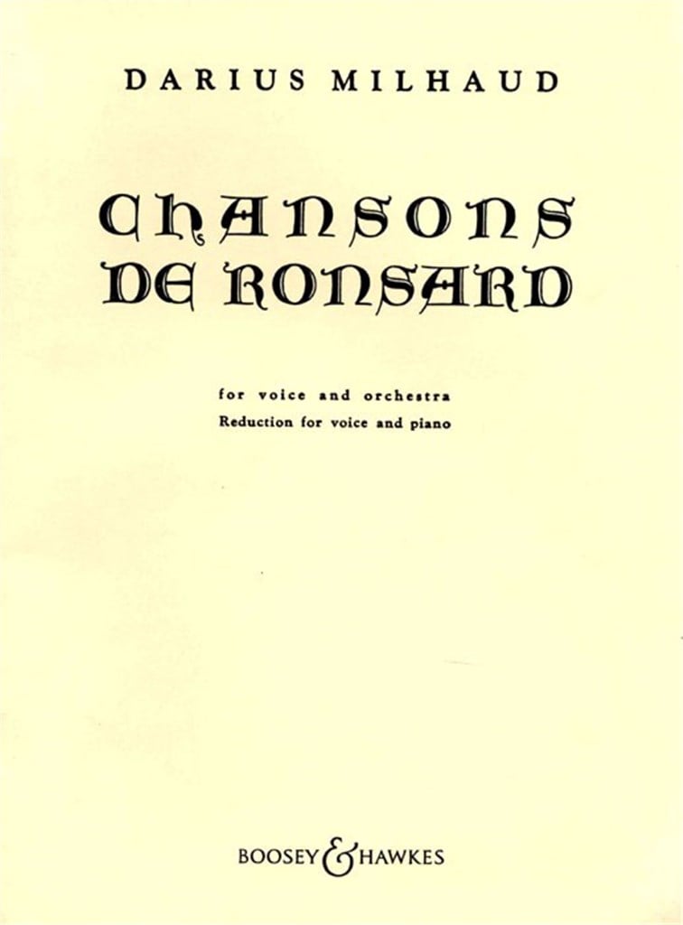 Chansons de Ronsard